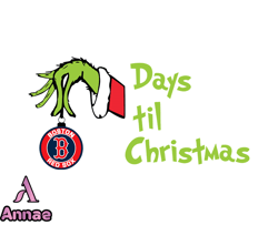 Boston Red Sox Christmas Svg, Christmas Svg, Baseball Sports Svg, MLB Team Svg, MLB, MLB Design 13