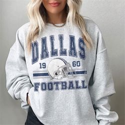 Vintage Dallas Football Shirt, Cowboys Shirt, Dallas Sweatshirt, Sunday Football, Women Dallas Tailgate Shirt, Dallas Fo
