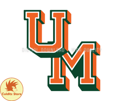 Miami HurricanesRugby Ball Svg, ncaa logo, ncaa Svg, ncaa Team Svg, NCAA, NCAA Design 166