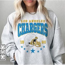 Vintage Los Angeles Football Vintage Sweatshirt, Chargers Crewneck Retro Shirt, Gift For Fan Los Angeles Football
