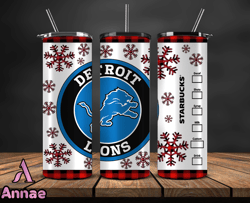 Detroit Lions Christmas Tumbler Png, NFL Merry Christmas Png, NFL, NFL Football Png 11