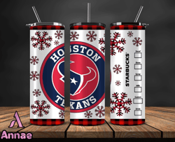 Houston Texans Christmas Tumbler Png, NFL Merry Christmas Png, NFL, NFL Football Png 13