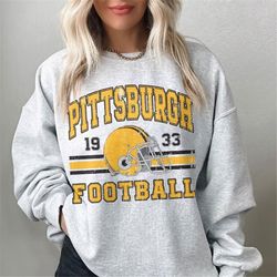 Pittsburgh Steeler Football Sweatshirt Vintage 80s Retro Style Crewneck NFL Trendy Mens Womens Shirt Steeler Fan Gift