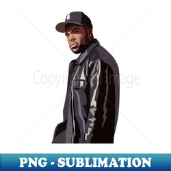 ICE CUBE rapper musician - PNG Transparent Sublimation File - Boost Your Success with this Inspirational PNG Download