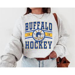Vintage Buffalo Saber Sweatshirt\T-Shirt, Sabers Sweater, Buffalo Hockey, Sabers T-Shirt, Hockey Fan Shirt, Retro Buffal