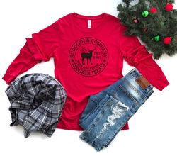 Christmas Shirts, Christmas Reindeer Shirts, Christmas Shirt, Long Sleeve Christmas Shirt, Rudolph Reindeer Long and Sho