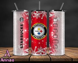 Pittsburgh Steelers Christmas Tumbler Png, NFL Merry Christmas Png, NFL, NFL Football Png 60