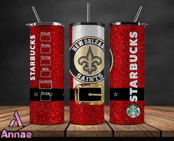 New Orleans Saints Christmas Tumbler Png, NFL Merry Christmas Png, NFL, NFL Football Png 87