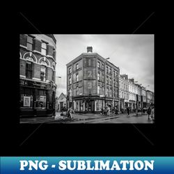 brick lane london street photography - vintage sublimation png download - perfect for sublimation art