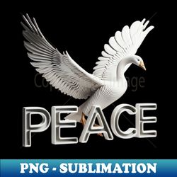 peace in the world - PNG Transparent Digital Download File for Sublimation - Enhance Your Apparel with Stunning Detail
