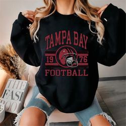 Tampa Bay Buccaneers Sweatshirt, Buccaneers Retro 80s Football Shirt, Tampa Bay Football Tshirt, NFL Football Fan Gift,