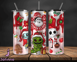 Grinchmas Christmas 3D Inflated Puffy Tumbler Wrap Png, Christmas 3D Tumbler Wrap, Grinchmas Tumbler PNG 26