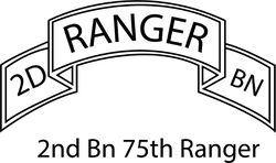 2nd Bn 75th Ranger VECTOR FILE SVG DXF EPS PNG JPG FILE