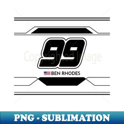 Ben Rhodes 99 2023 NASCAR Design - Digital Sublimation Download File - Instantly Transform Your Sublimation Projects