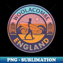 Woolacombe England North Devon - Creative Sublimation PNG Download - Transform Your Sublimation Creations