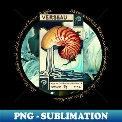 the astrological tarot  aquarius verseau - Retro PNG Sublimation Digital Download - Boost Your Success with this Inspirational PNG Download