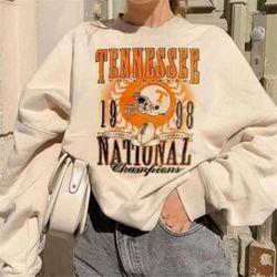 Retro Tennessee Crewneck Sweatshirt, Tennessee Fan Crewneck Sweatshirt, Football Sweater, 1998 University of Tennessee S