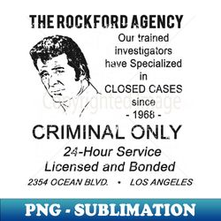 The Rockford Files distressed - PNG Transparent Sublimation File - Fashionable and Fearless
