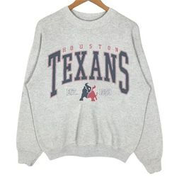 Vintage Houston Texans Football, 90s Bootleg, T-Shirt Retro Style Sweatshirt Crewneck, Vintage style Houston Texans fan