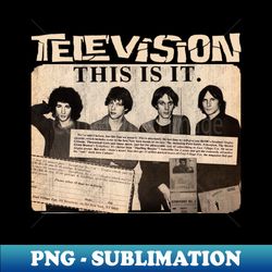 television - Sublimation-Ready PNG File - Perfect for Creative Projects