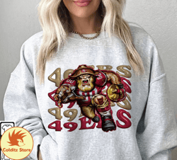 San Francisco 49ers Football Sweatshirt png ,NFL Logo Sport Sweatshirt png, NFL Unisex Football tshirt png, Hoodies