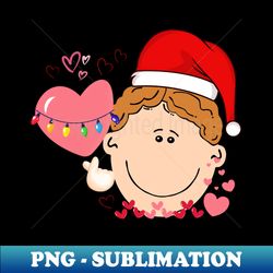 Cute Christmas boy - Signature Sublimation PNG File - Add a Festive Touch to Every Day