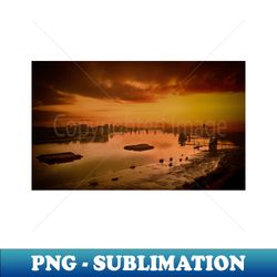 The Thames Barrier at dawn - Special Edition Sublimation PNG File - Capture Imagination with Every Detail