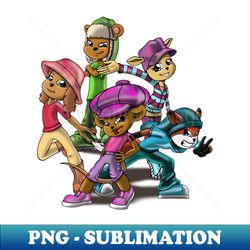 animals and hats - vintage sublimation png download - create with confidence