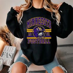 Minnesota Vikings Sweatshirt, Vikings Football Crewneck, Minnesota Shirt For Fan, Trendy Vintage Style NFL Football Shir