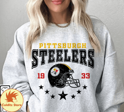 Pittsburgh Steelers Football Sweatshirt png ,NFL Logo Sport Sweatshirt png, NFL Unisex Football tshirt png, Hoodies