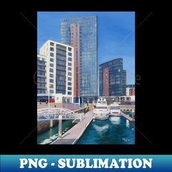 Ocean Village Southampton - Trendy Sublimation Digital Download - Create with Confidence