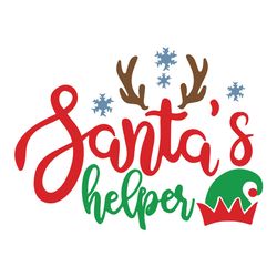 santa's helper svg, elf hat svg, merry christmas svg, snowflakes svg, reindeer svg, holidays svg, digital download