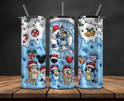 Christmas 20oz Tumbler Wrap PNG, Christmas 3D Inflated Puffy Tumbler Wrap Png, Grinchmas 20oz Png 268