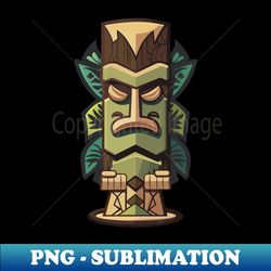 Tiki Vibes statue - Special Edition Sublimation PNG File - Unleash Your Creativity