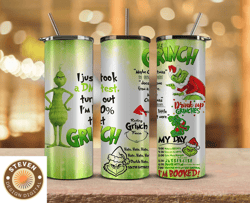 Christmas Tumbler Png,Grinch Png ,Merry Christmas Png,Merry Christmas Svg, Santa Grinch 09