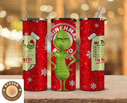 Christmas Tumbler Png,Grinch Png ,Merry Christmas Png,Merry Christmas Svg, Santa Grinch 38
