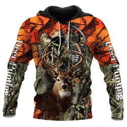 Deer Hunting 3D All Over Printed Unisex Shirts