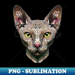 Triangulated Cat - Exclusive Sublimation Digital File - Perfect for Sublimation Art