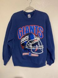 GIANTS  OVERSIZED SWEATER  New York Football Crewneck Sweatshirt, New York Football Sweatshirt, New York Football Gift