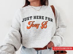 Just Here For Joey B Shirt, Cincinnati Football Crewneck Sweatshirt Bengal Sweatshirt, Cincinnati Football Hoodie