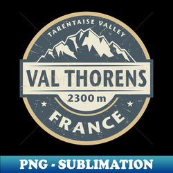 Val Thorens ski town - Unique Sublimation PNG Download - Unleash Your Inner Rebellion