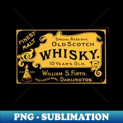 Old Scotch Whisky - Unique Sublimation PNG Download - Perfect for Sublimation Art