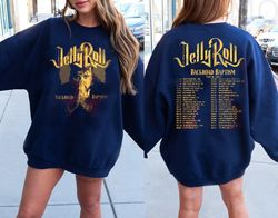 Jelly Roll 2023 Tour Sweatshirt, Jelly Roll Backroad Baptism 2023 Tour Sweatshirt, Jelly Roll Sweatshirt