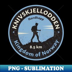 Knivskjellodden Trail Norway - Unique Sublimation PNG Download - Bring Your Designs to Life