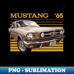 MUSTANG 65 - Special Edition Sublimation PNG File - Capture Imagination with Every Detail