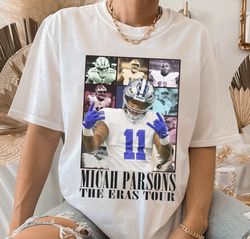 Micah Parsons Shirt, Vintage Micah Parsons Merch, American Football Shirt