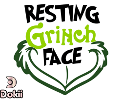 Grinch Christmas SVG, christmas svg, grinch svg, grinchy green svg, funny grinch svg, cute grinch svg, santa hat svg 61