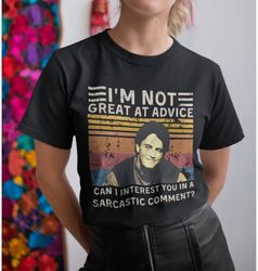 im not great at advice can i interest you in a sarcastic comment vintage t shirt