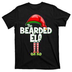 The Bearded Elf Funny Family Christmas T-Shirt