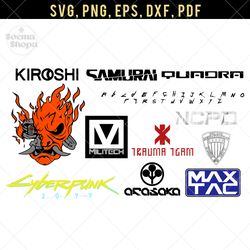 Cyber punk SVG, Future Punk SVG Clipart, Compatible with Cricut and Cutting Machine